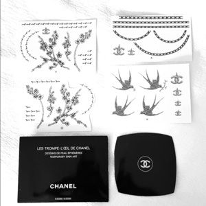 Authentic Chanel Temporary Skin Art Tattoo